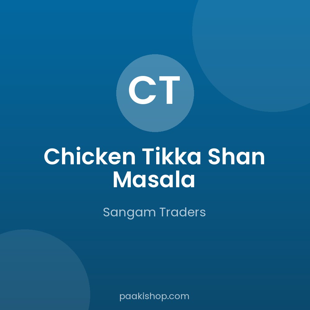 Chicken Tikka Shan Masala
