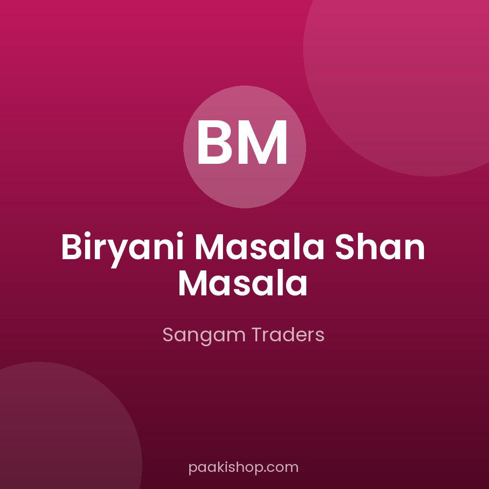 Biryani Masala Shan Masala