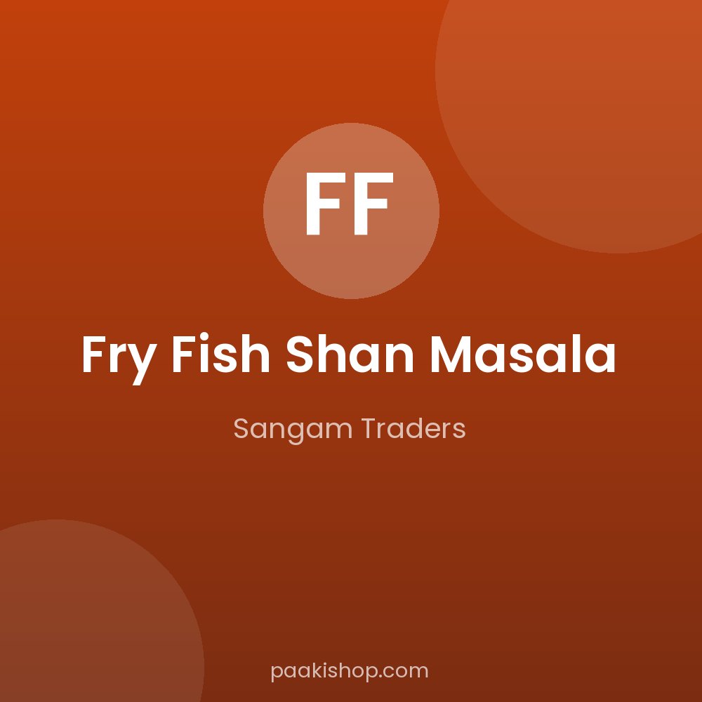 Fry Fish Shan Masala