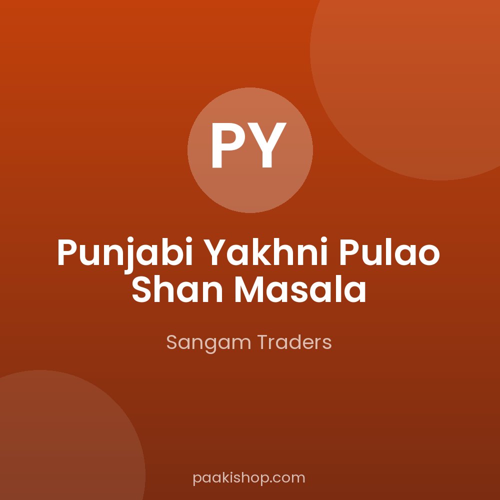 Punjabi Yakhni Pulao Shan Masala