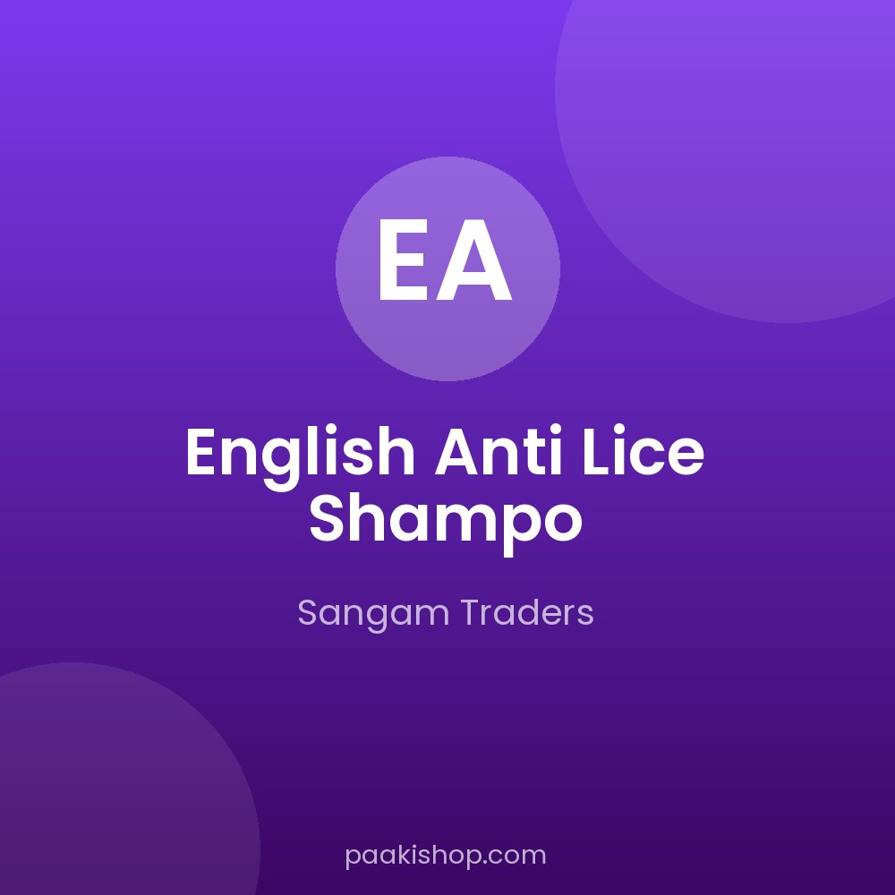English Anti Lice Shampo
