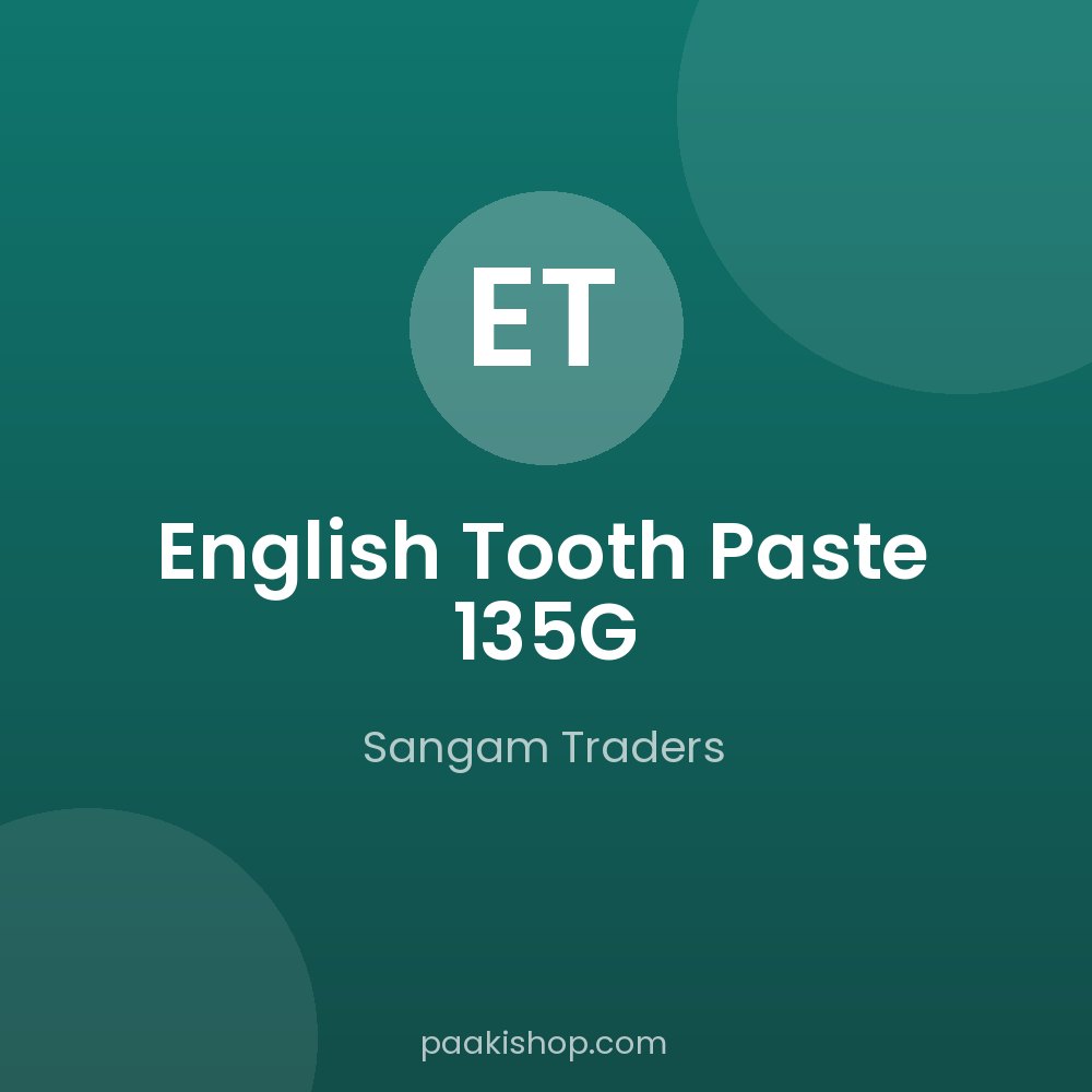 English Tooth Paste 135G