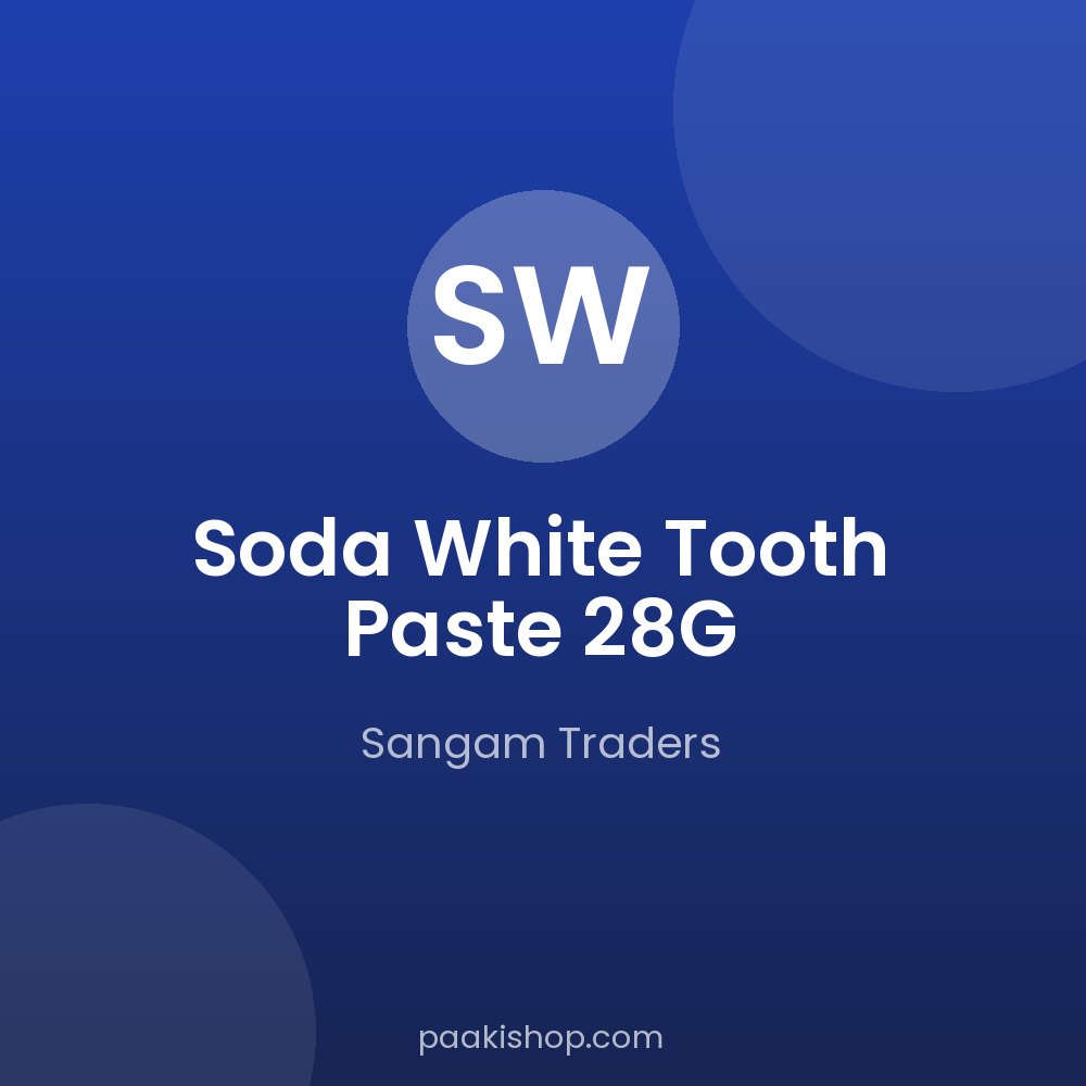 Soda White Tooth Paste 28G