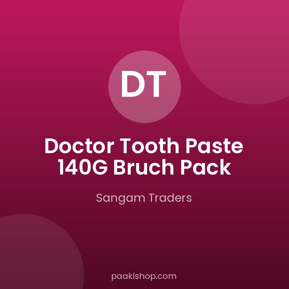 Doctor Tooth paste 140G Bruch Pack