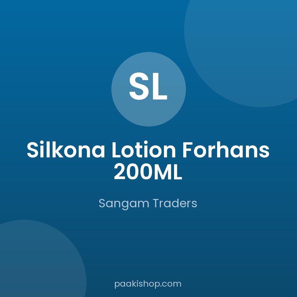 Silkona Lotion Forhans 200ML