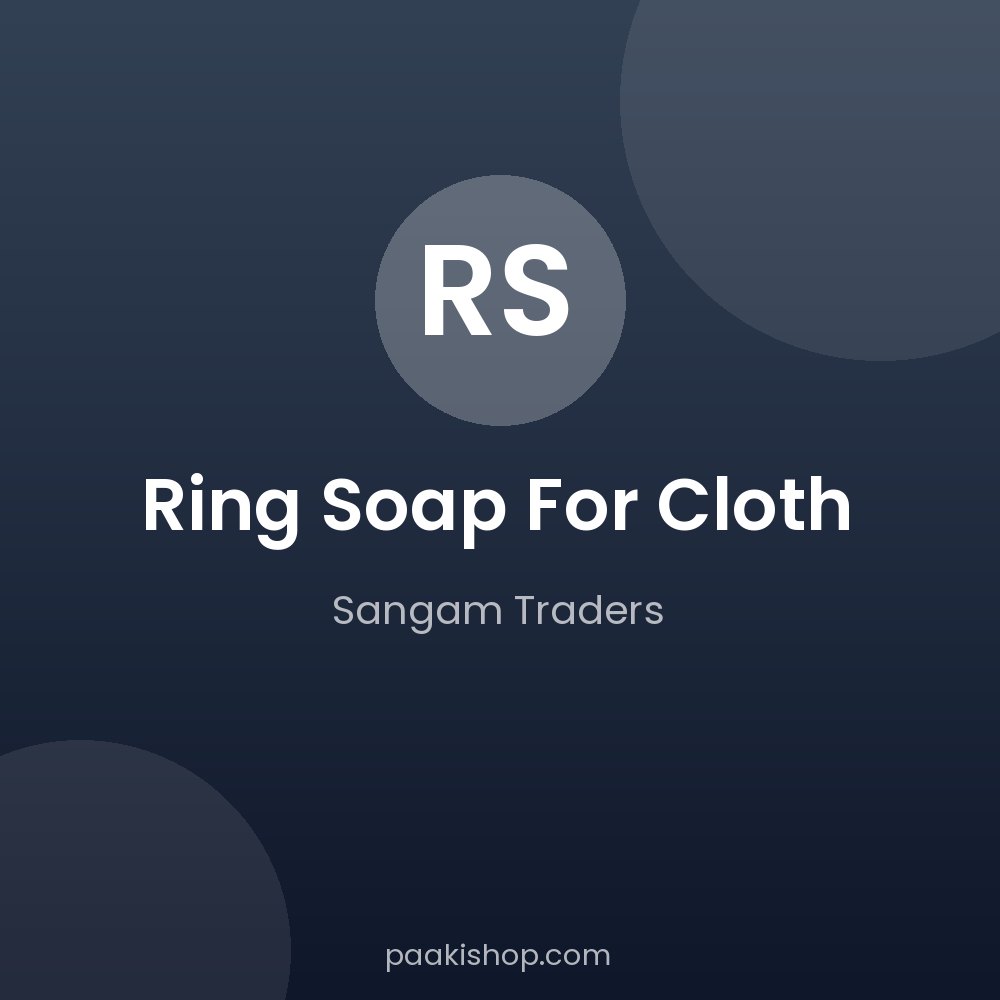 Ring Soap for Cloth