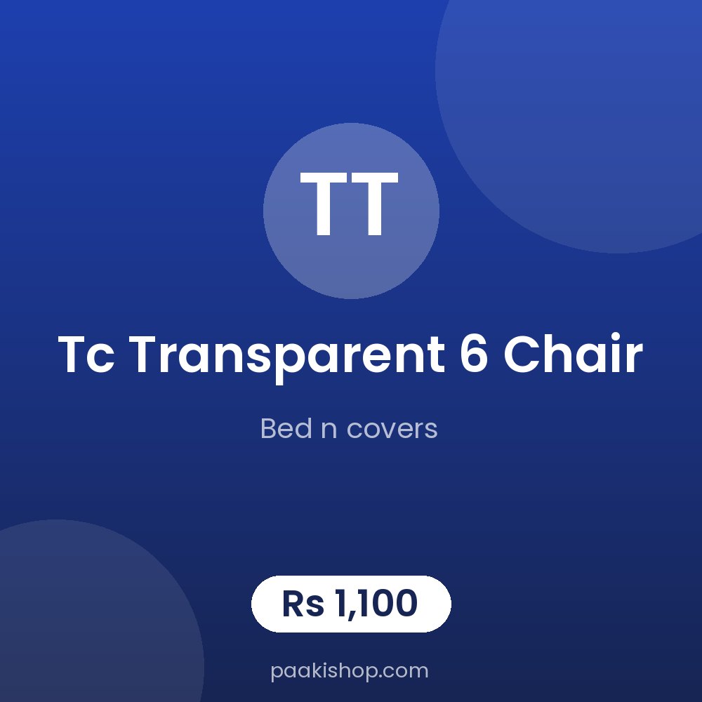 tc transparent 6 chair
