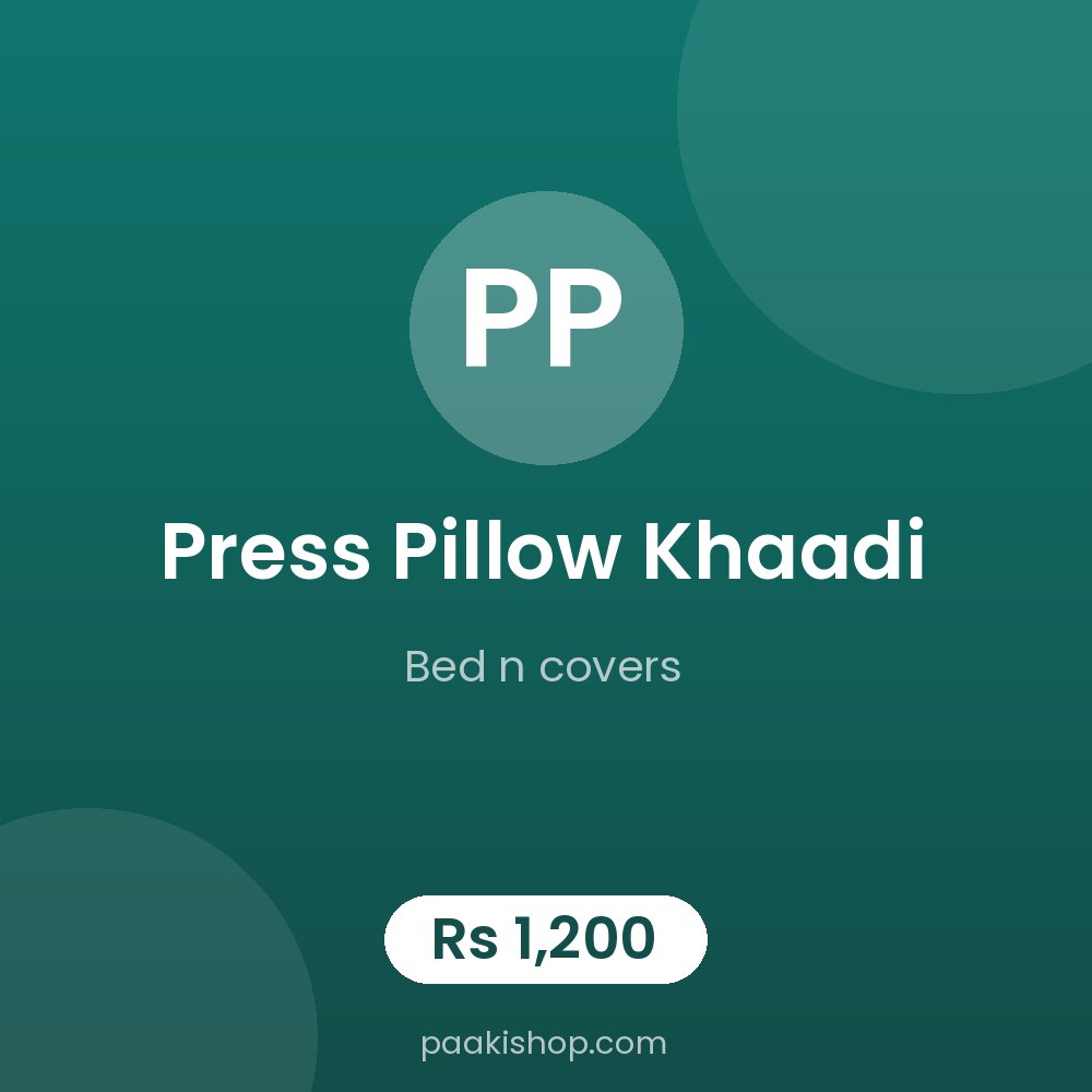 press pillow khaadi