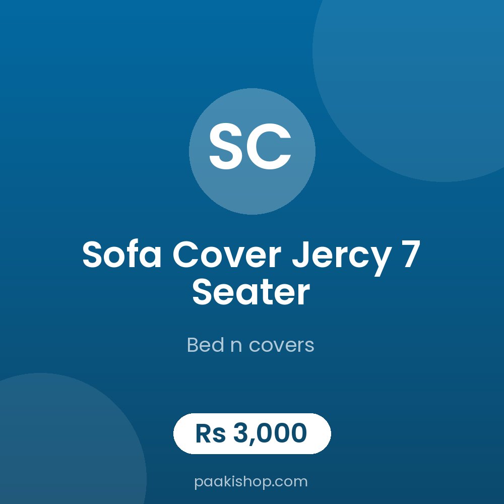 sofa cover jercy 7 seater