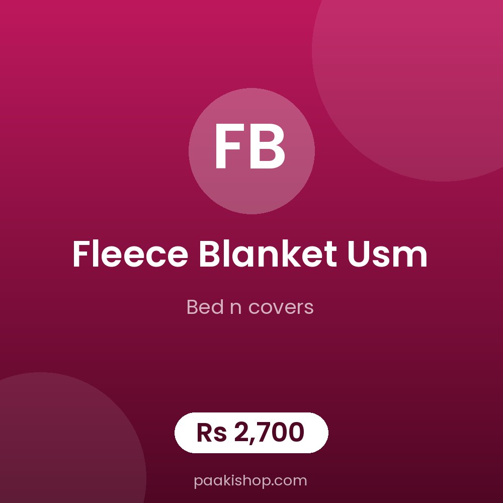 FLEACE BLANKET USM