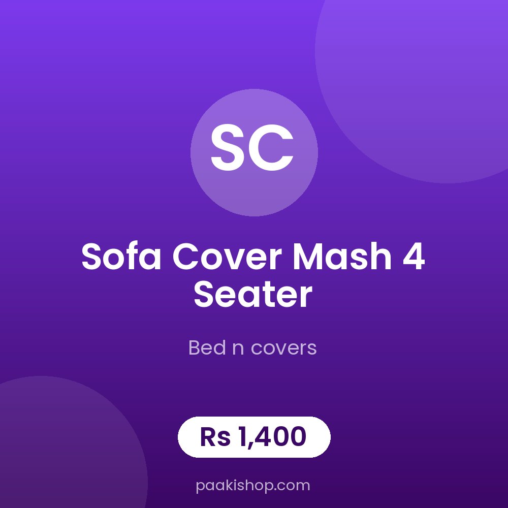 sofa cover mash 4 seater