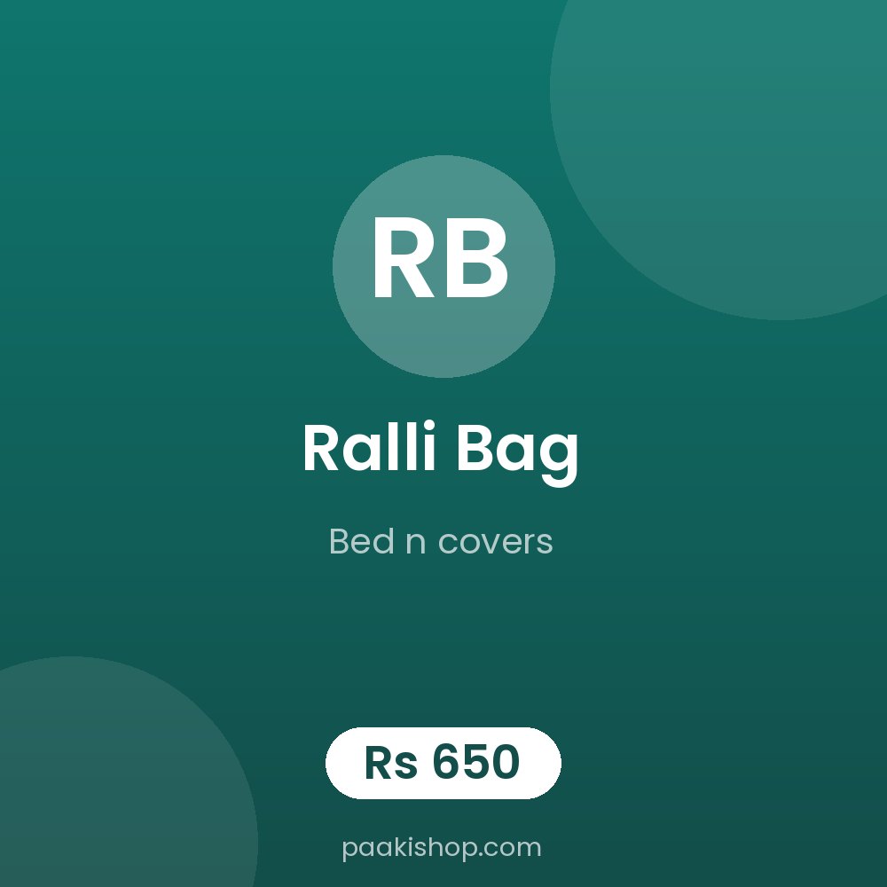 RALLI BAG