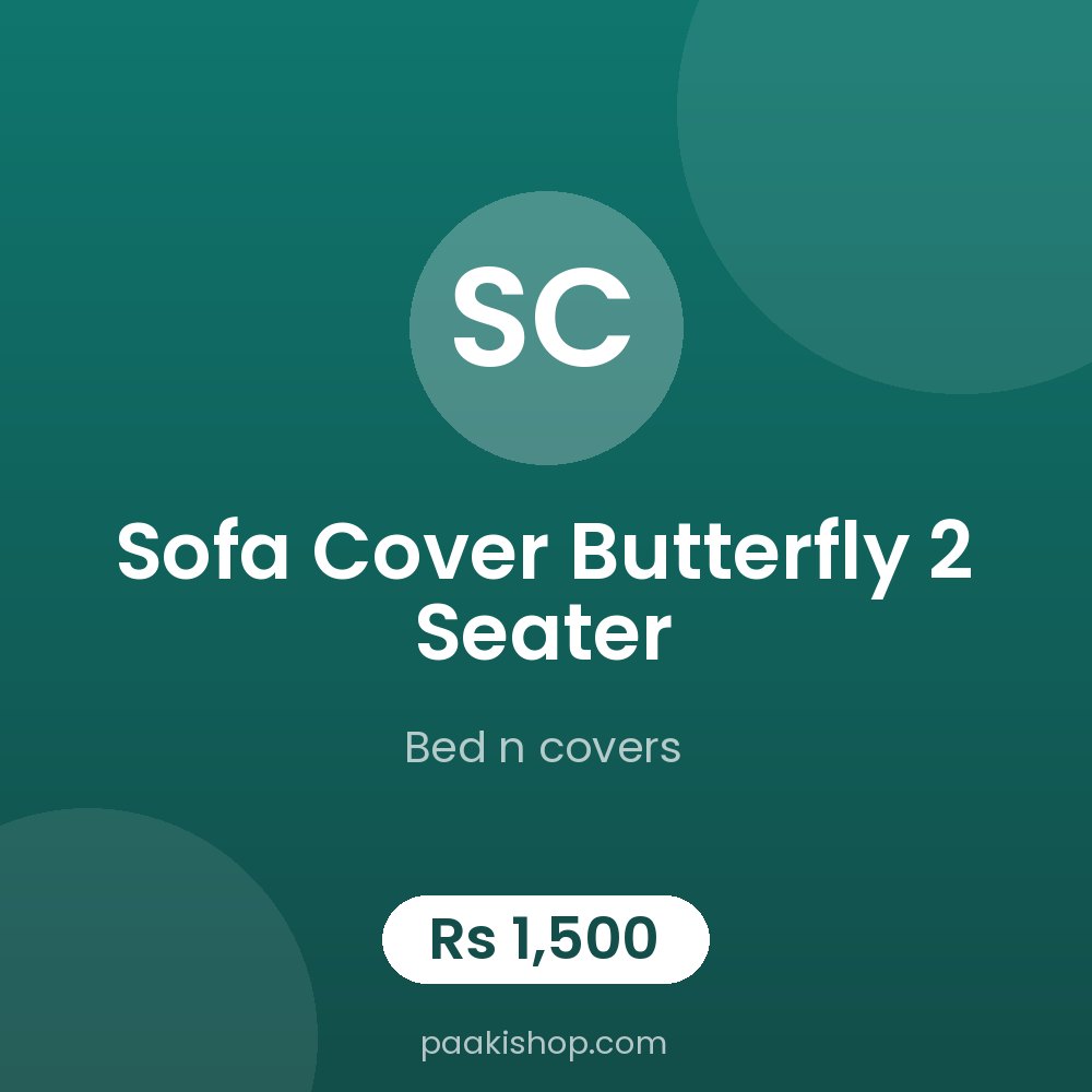 sofa cover butterfly 2 seater