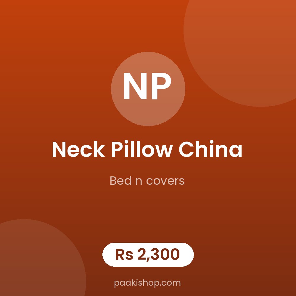 neck pillow china