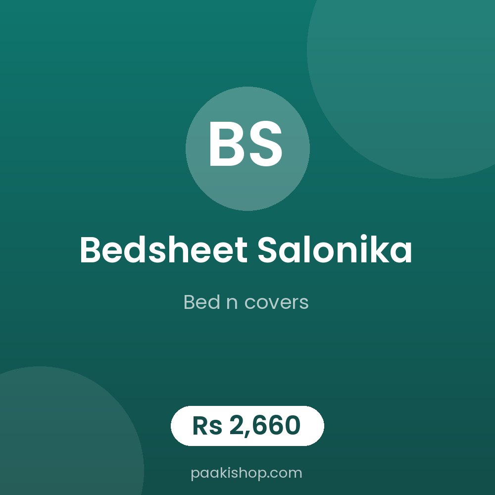 bedsheet salonika
