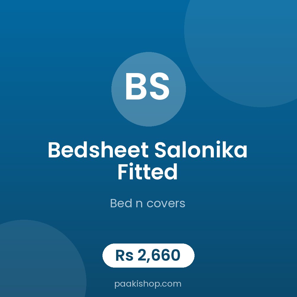 bedsheet salonika fitted