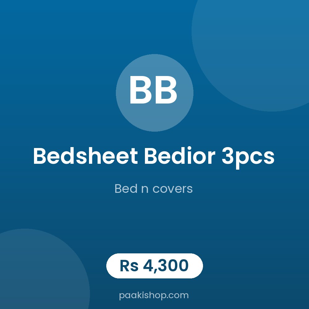 bedsheet bedior 3pcs