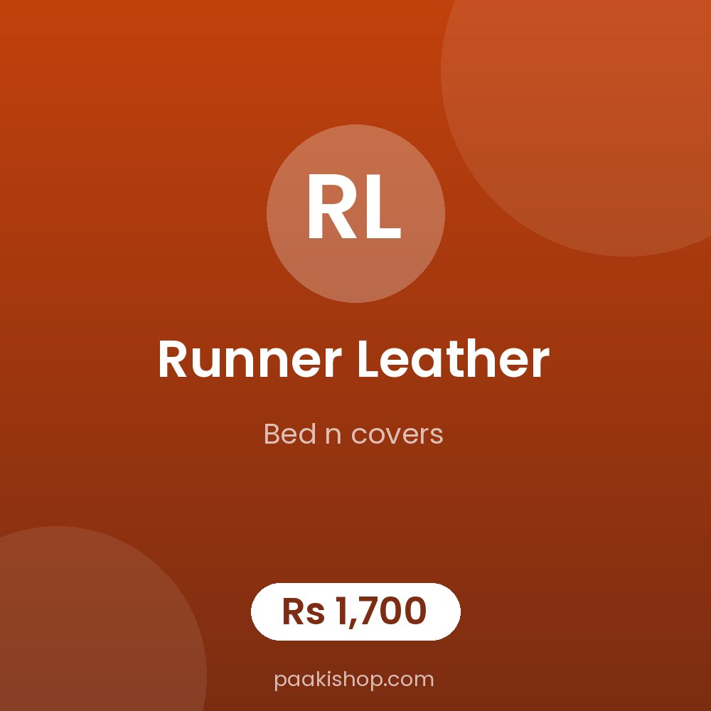 runner leather