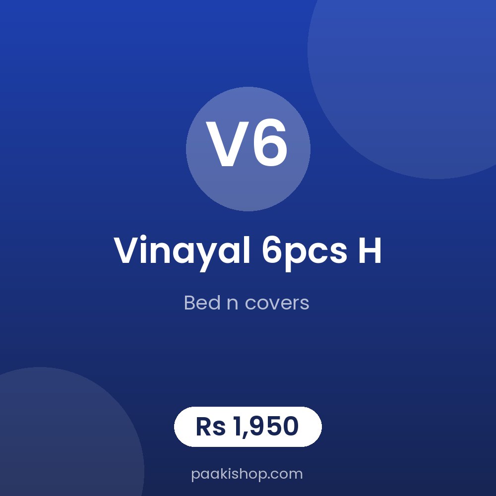 vinayal 6pcs h