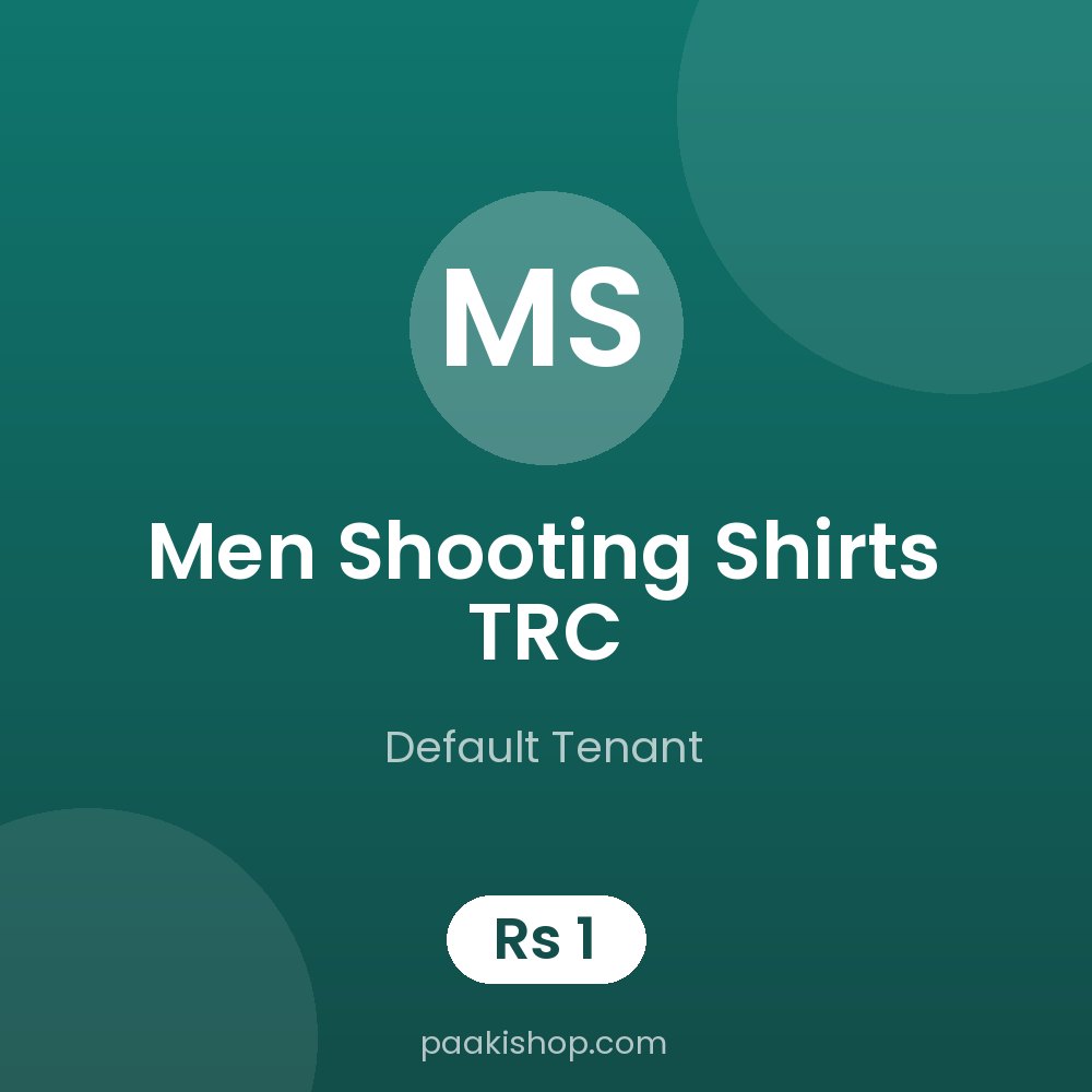 Men Shooting Shirts TRC