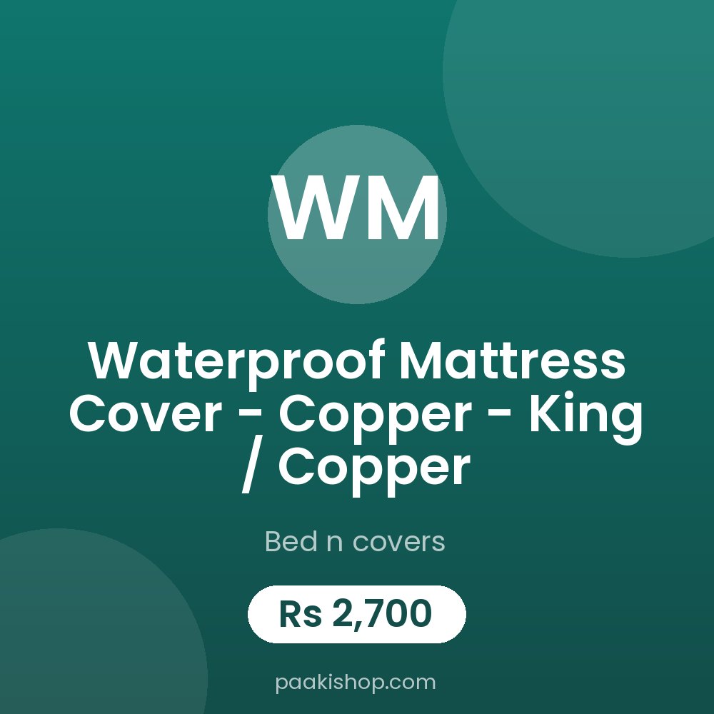 Waterproof Mattress Cover - Copper - king / Copper