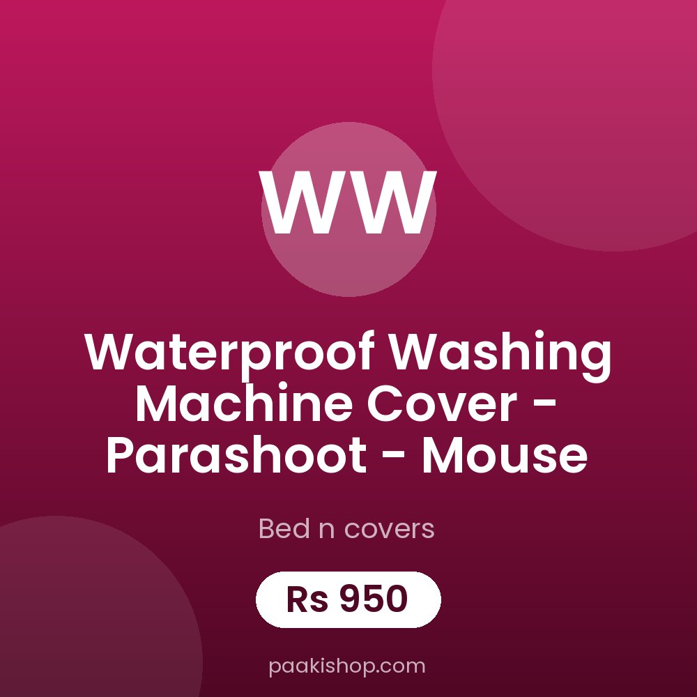 Waterproof Washing Machine Cover - Parashoot - mouse