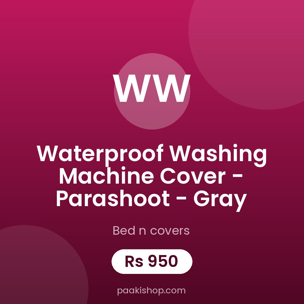 Waterproof Washing Machine Cover - Parashoot - Gray