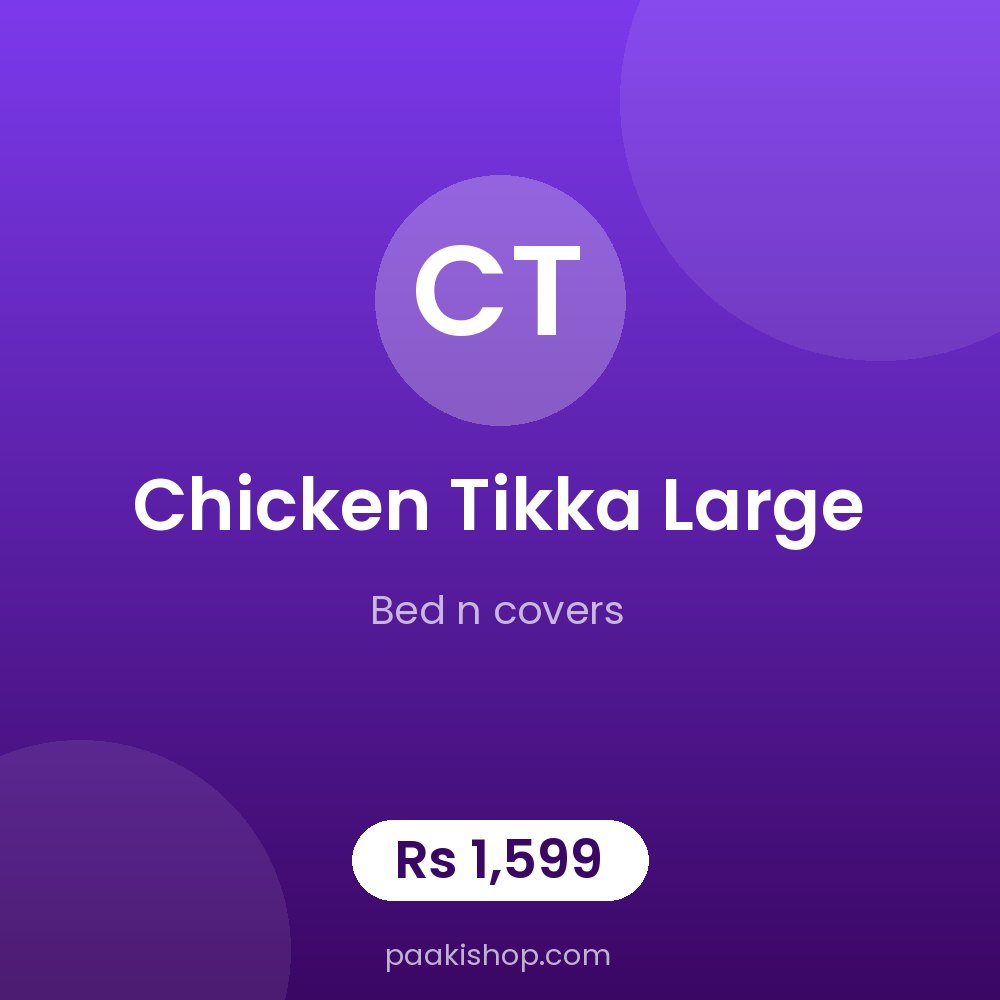 Chicken Tikka Large