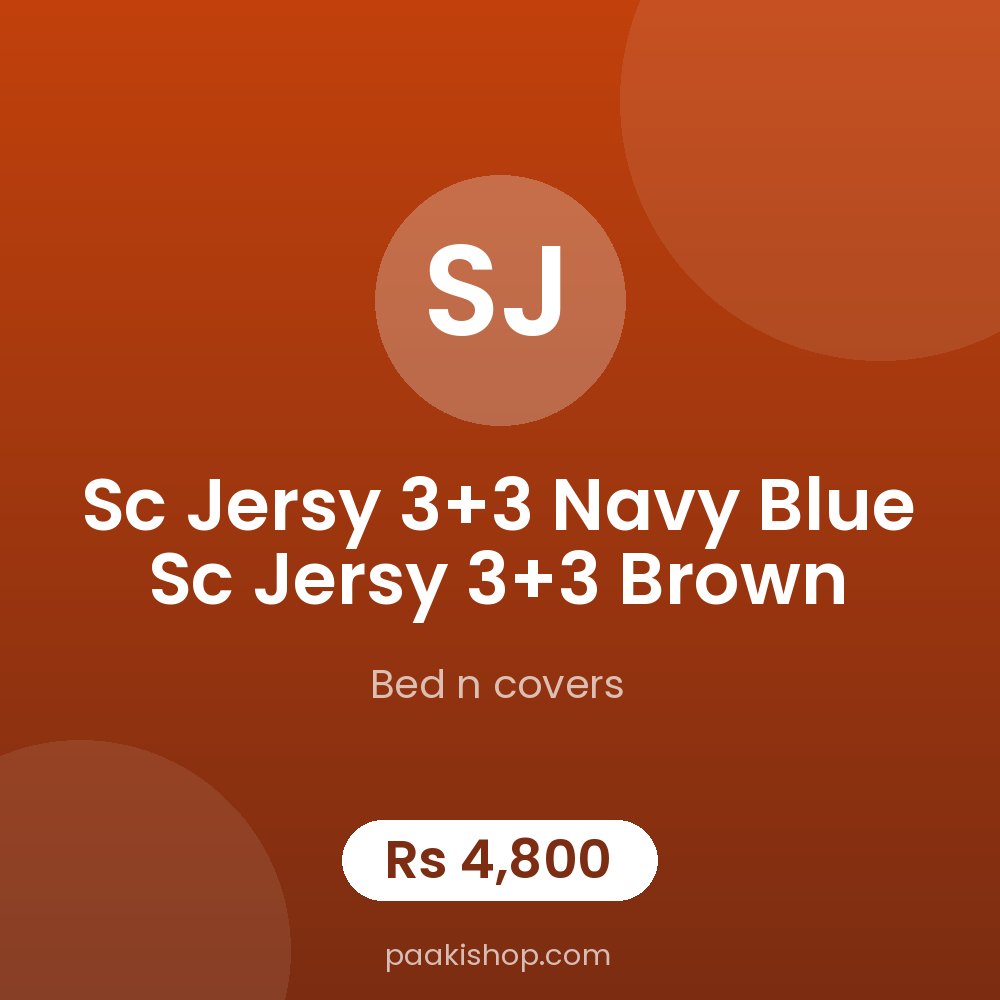 Sc jersy 3+3 navy blue 
Sc jersy 3+3 brown