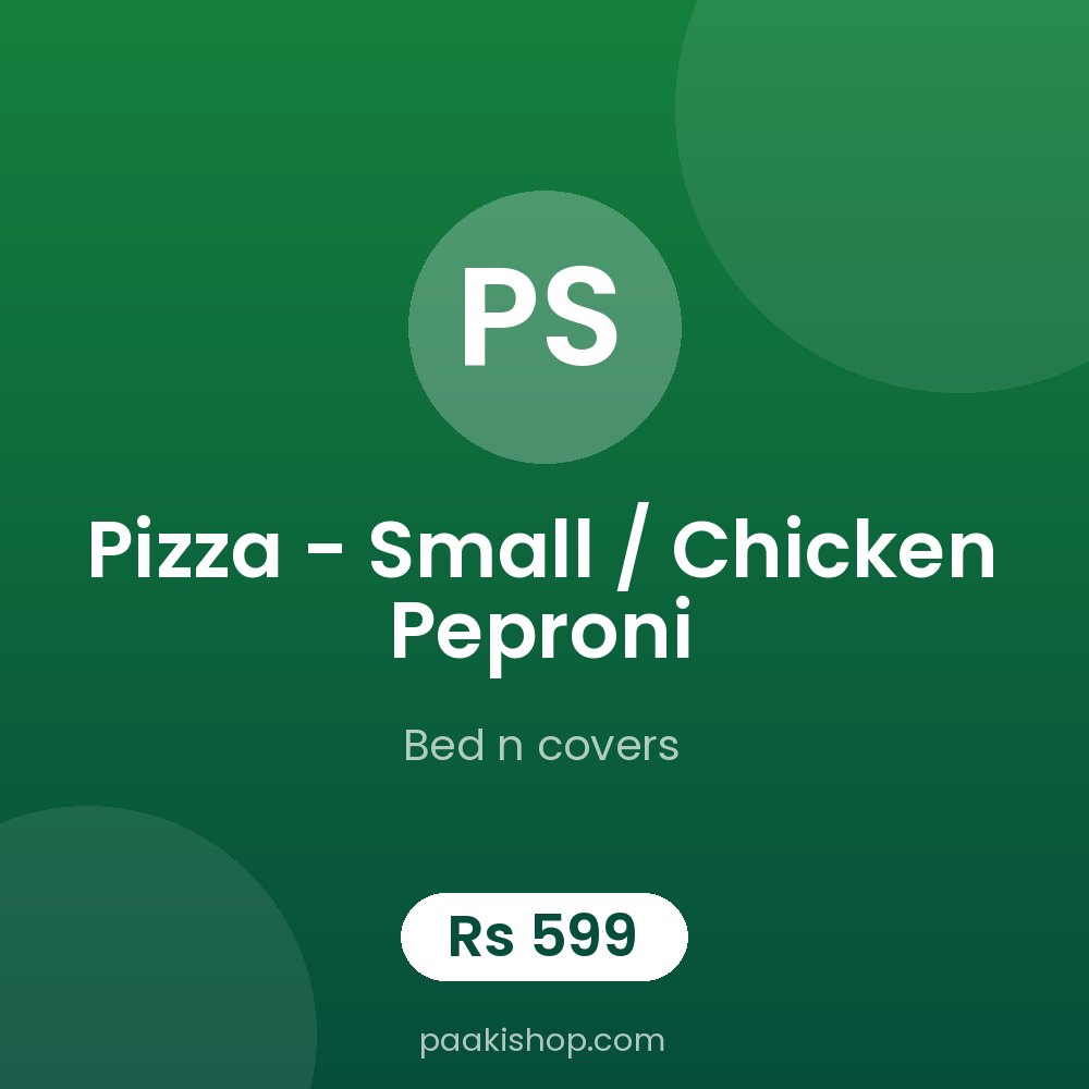 Pizza - small / chicken peproni