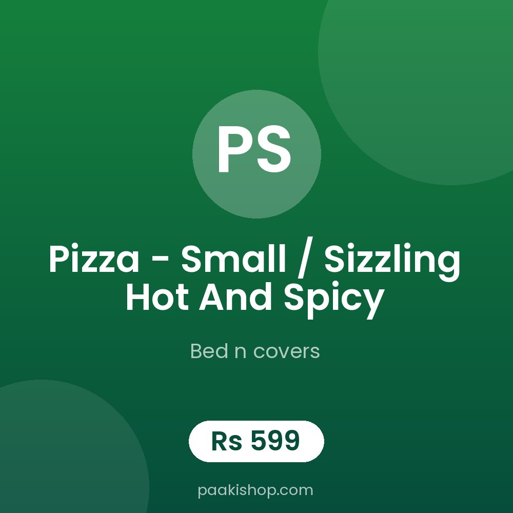 Pizza - small / sizzling hot and spicy