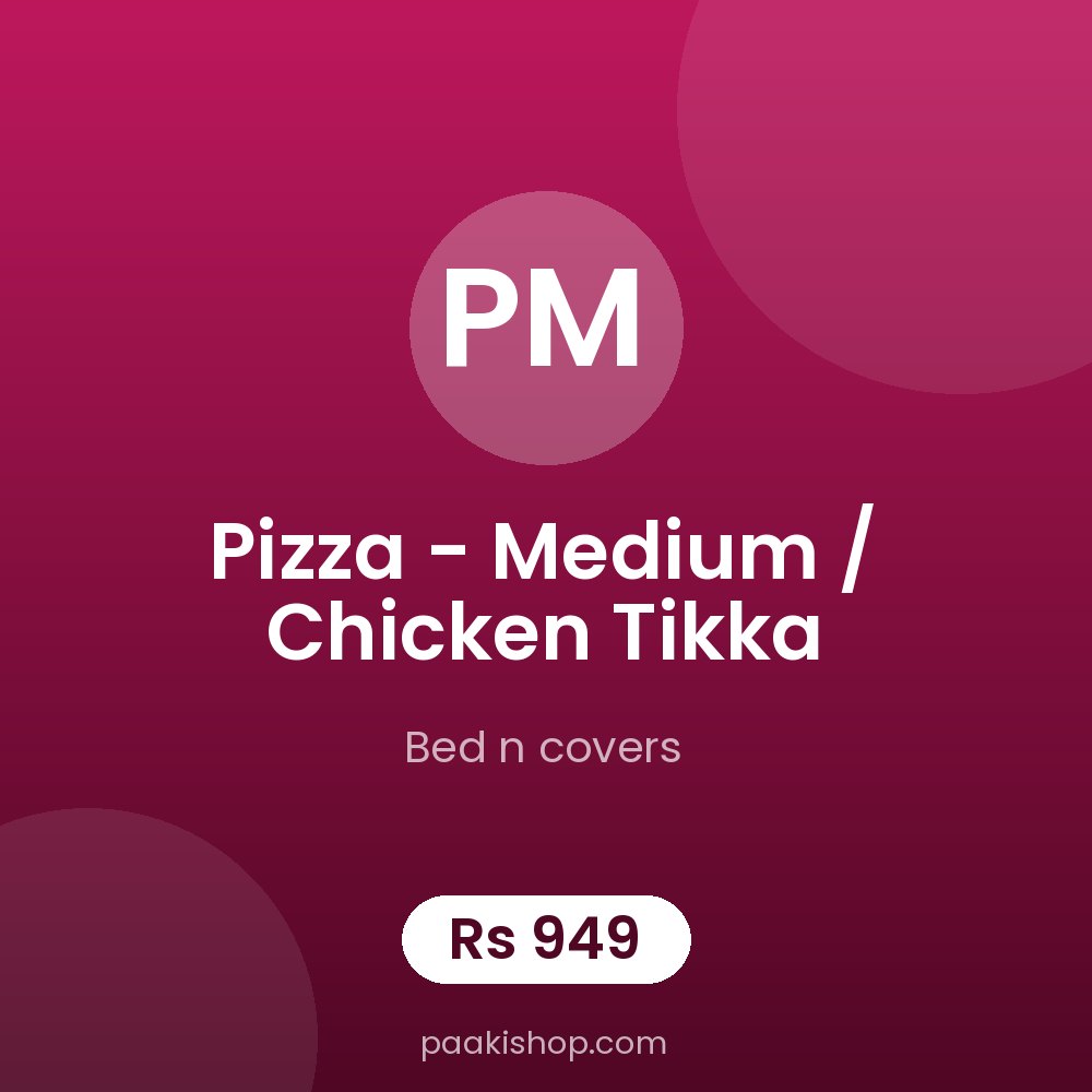 Pizza - medium / chicken tikka