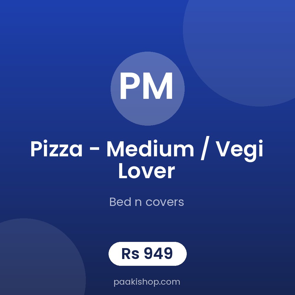 Pizza - medium / vegi lover
