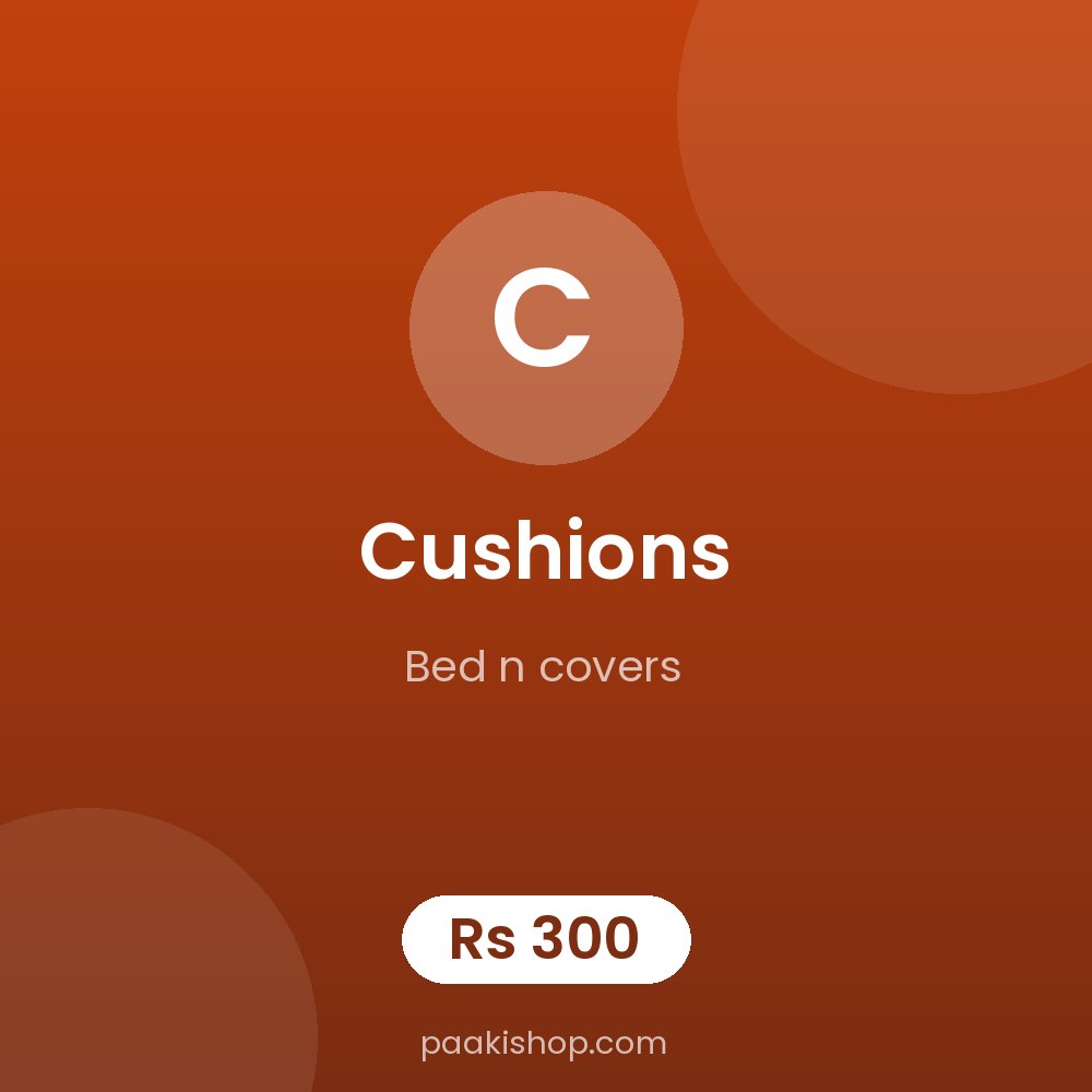 cushions
