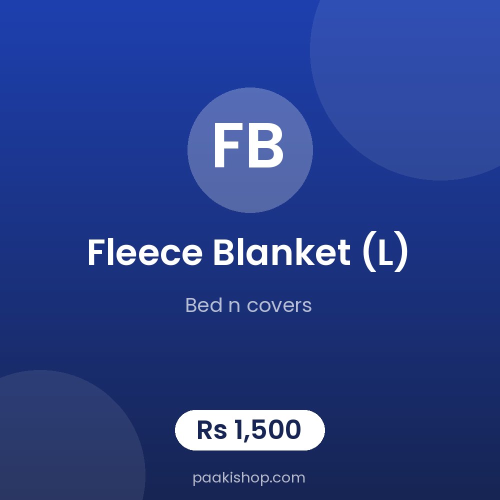 fleece blanket (L)