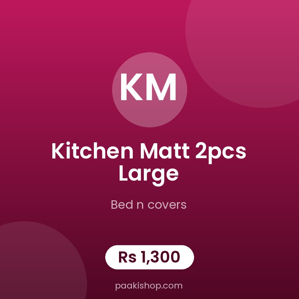 kitchen matt 2pcs large