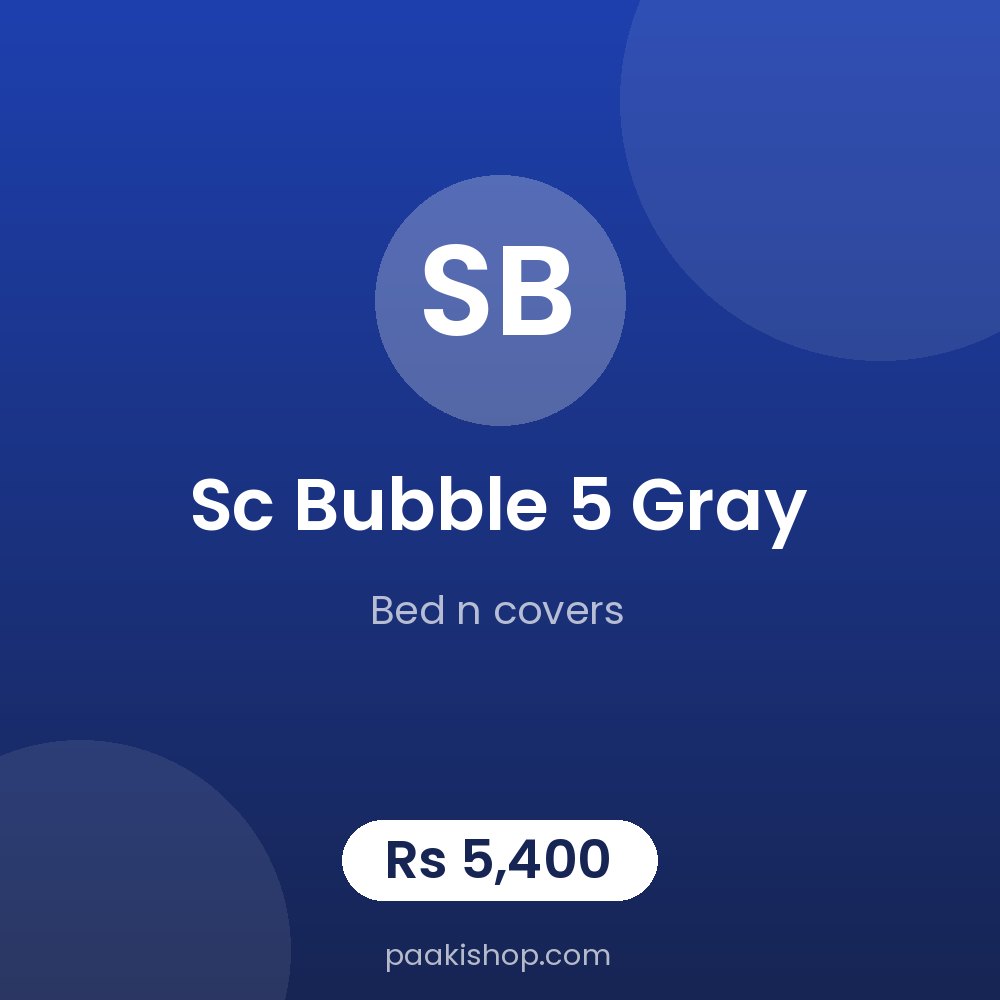 sc bubble 5 gray