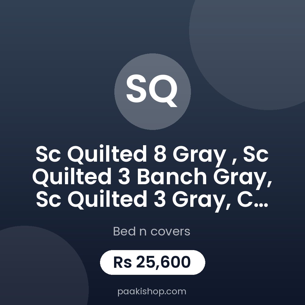 sc quilted 8 gray , sc quilted 3 banch gray, sc quilted 3 gray, cc quilted 4 gray waterproof
