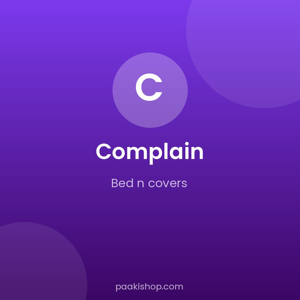 complain
