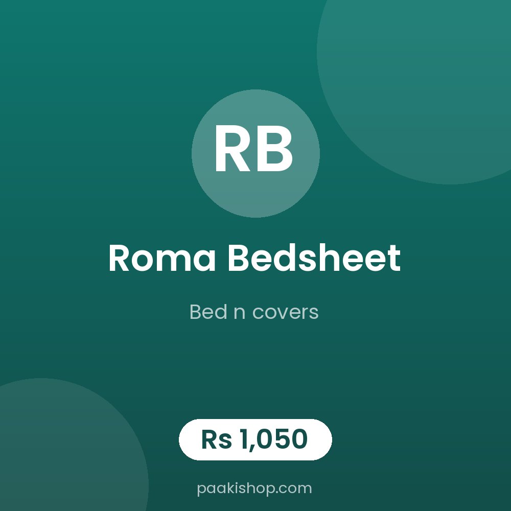 roma bedsheet