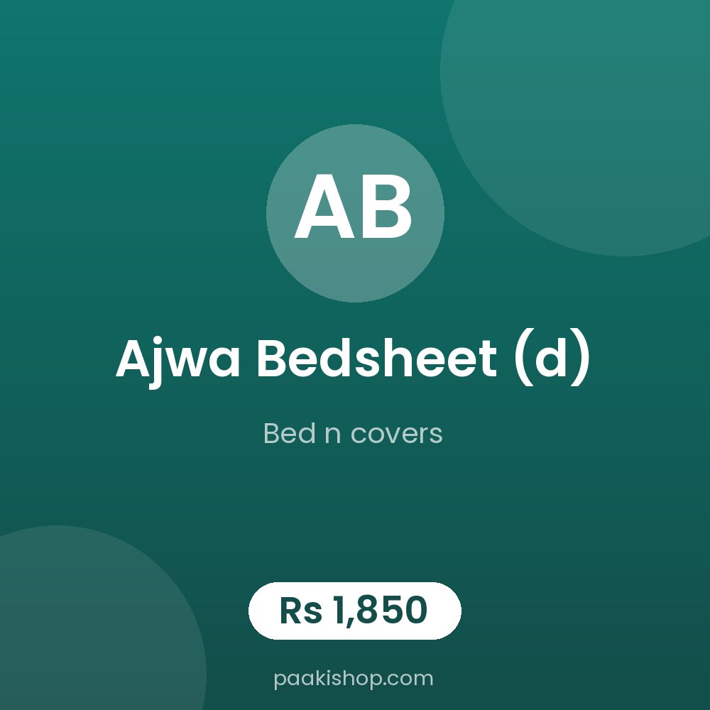Ajwa bedsheet (d)