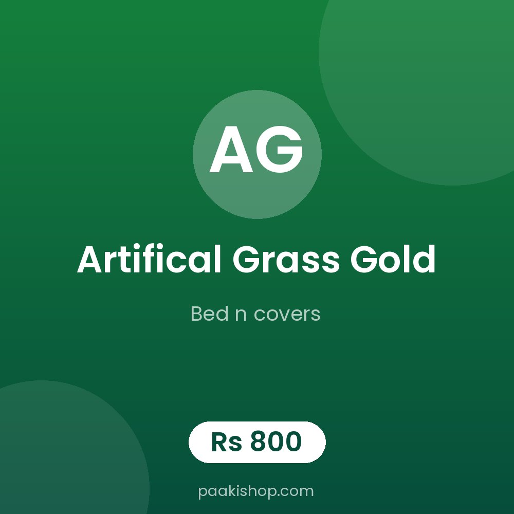 Artifical grass gold