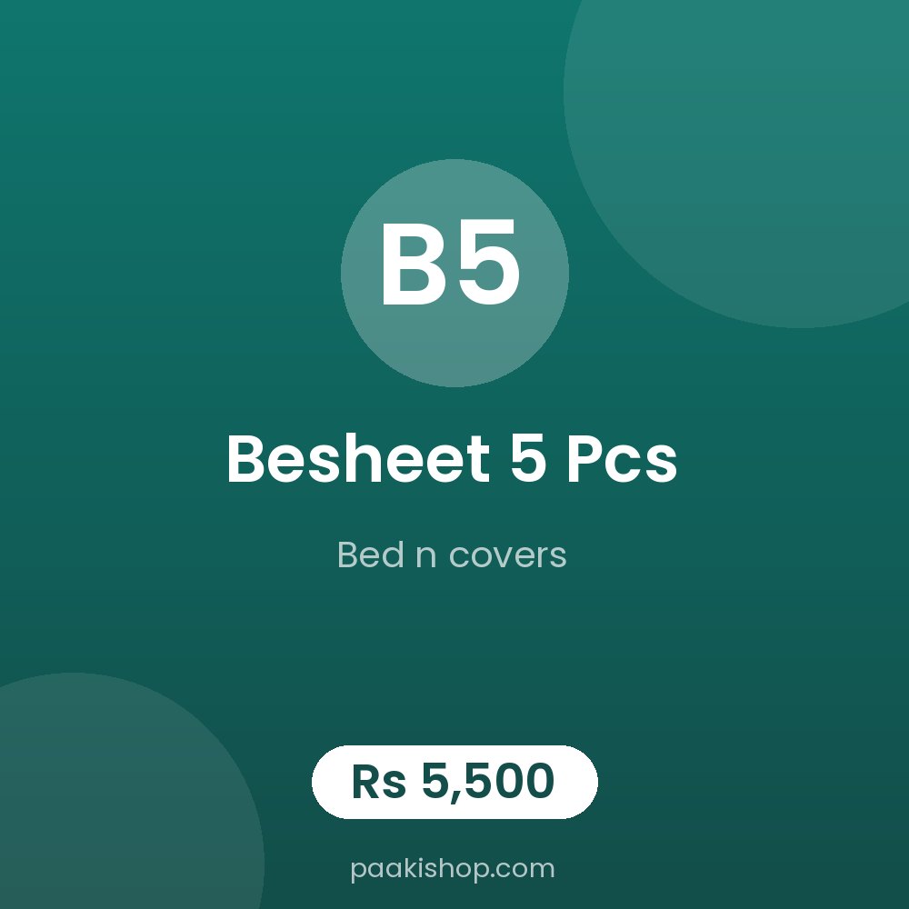 besheet 5 pcs