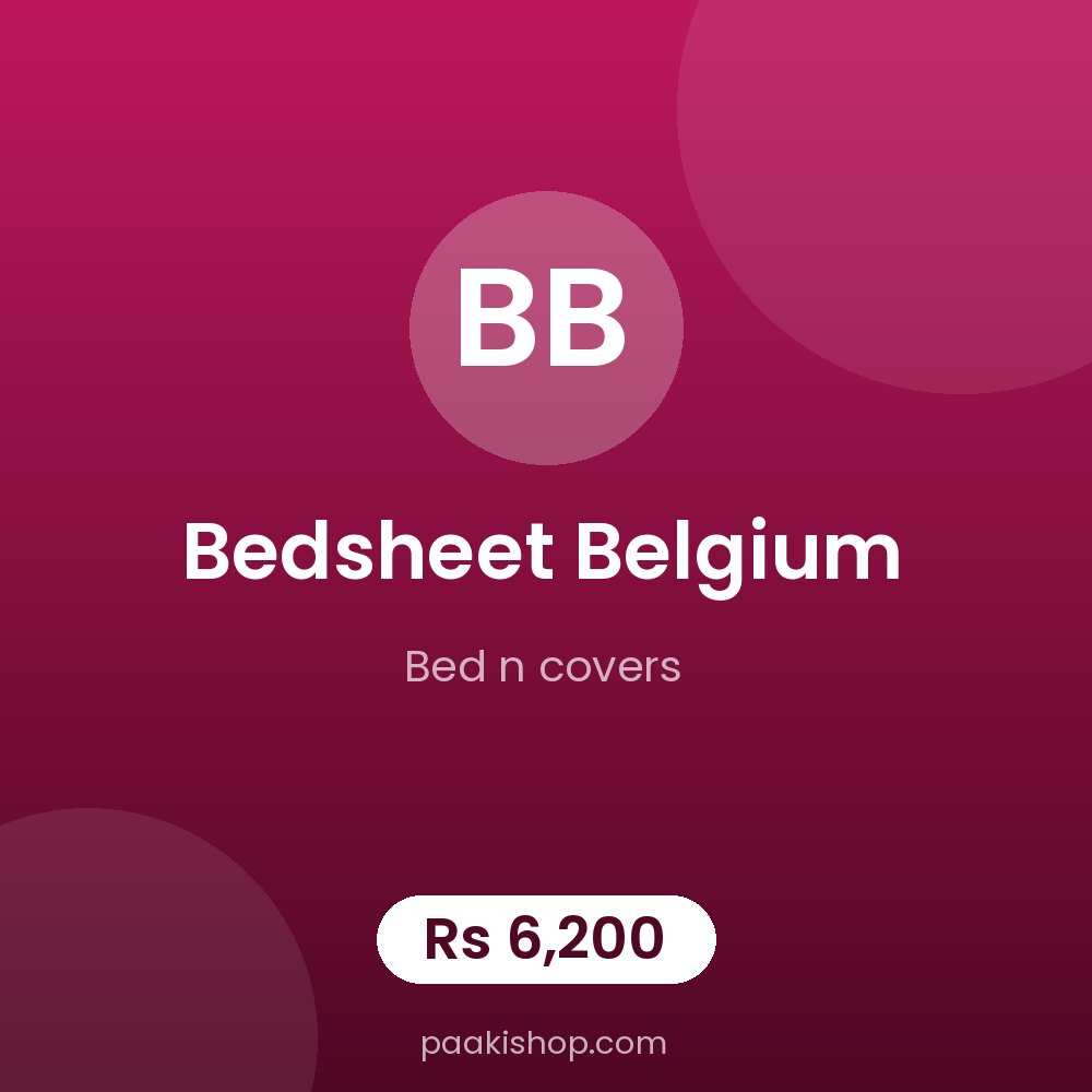 bedsheet belgium