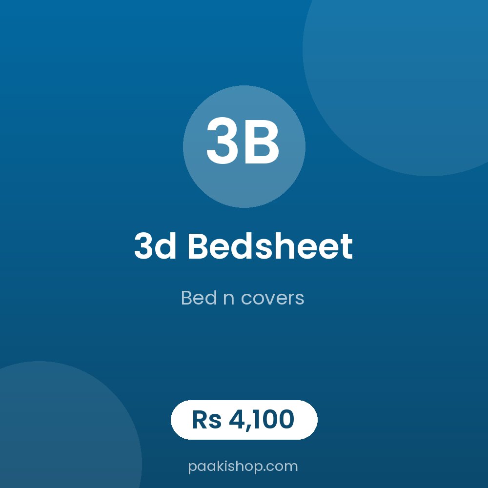 3d bedsheet