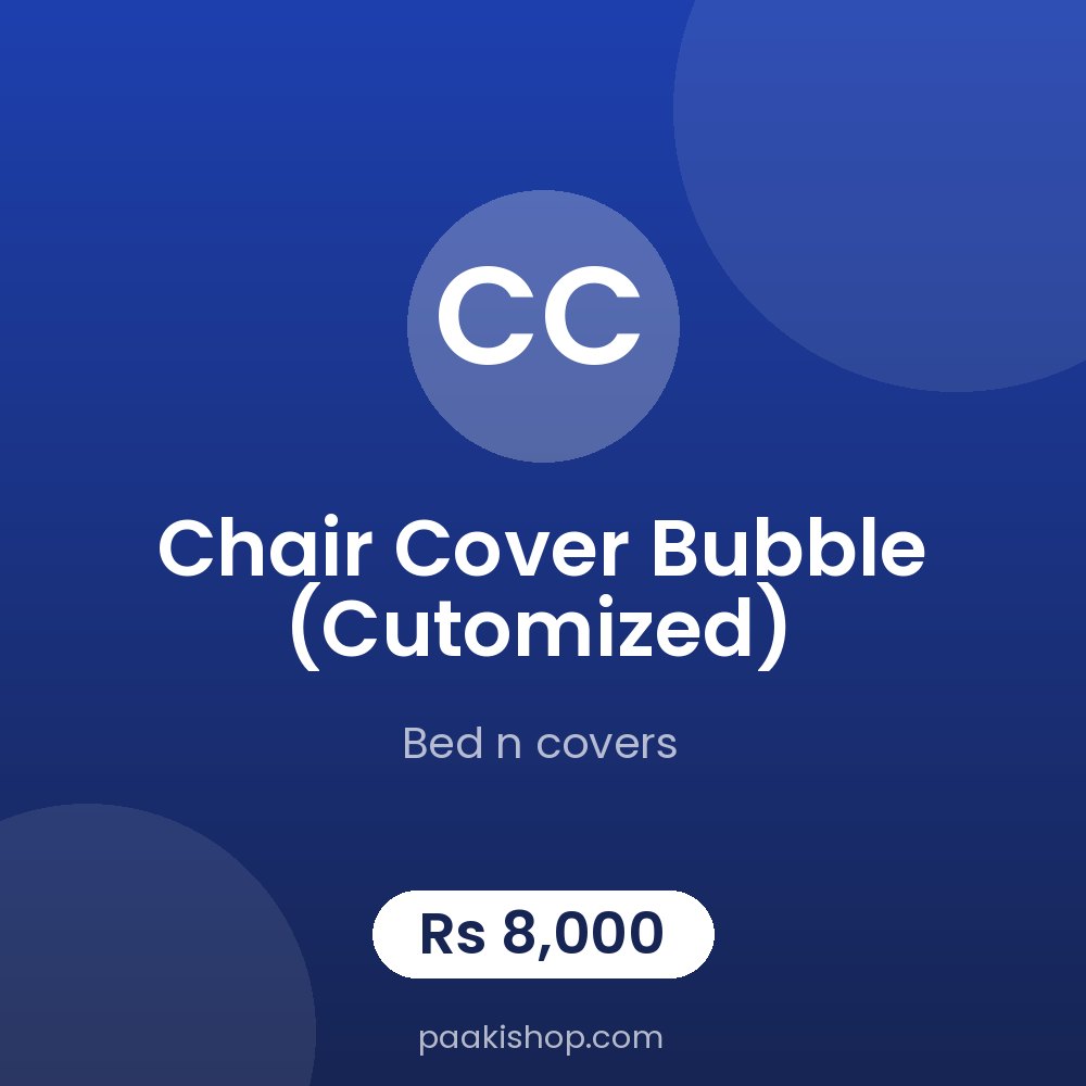 chair cover bubble (Cutomized)