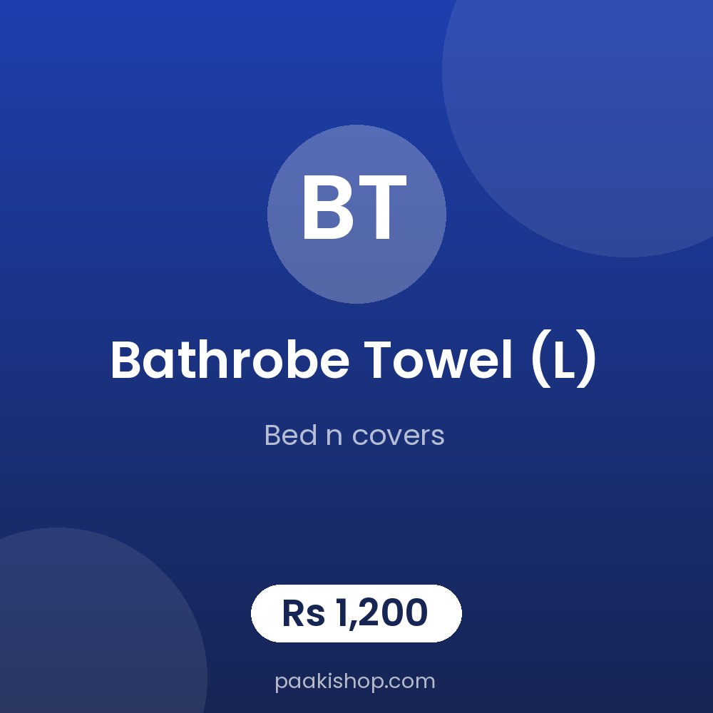 bathrobe towel (L)