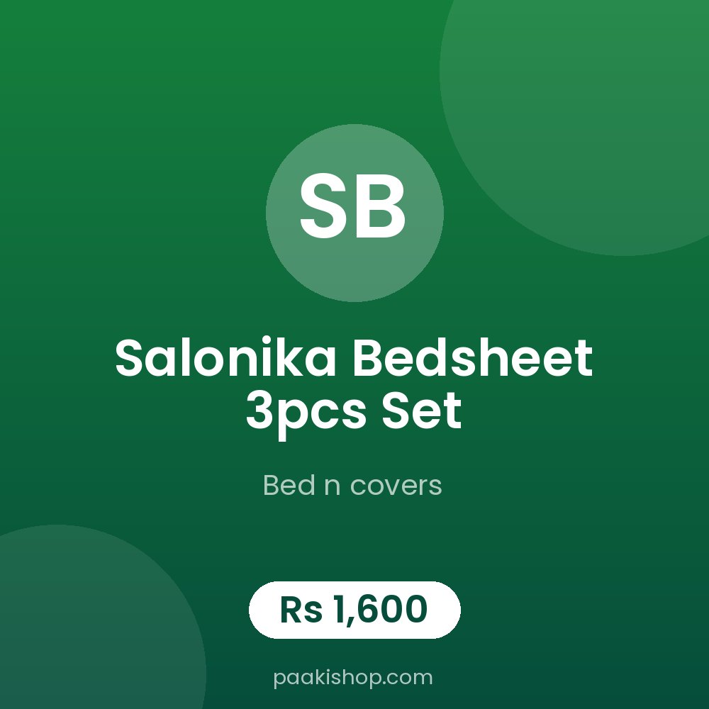 Salonika bedsheet 3pcs set