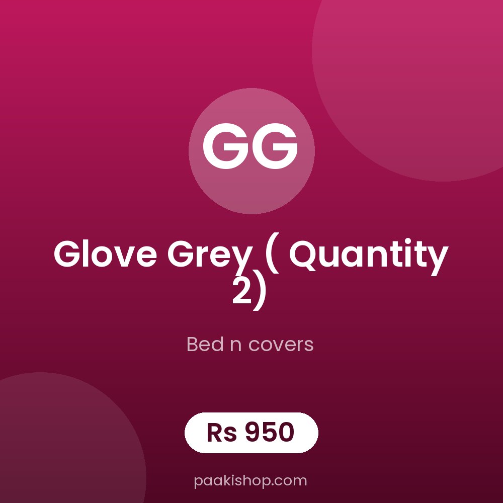 Glove Grey ( Quantity 2)