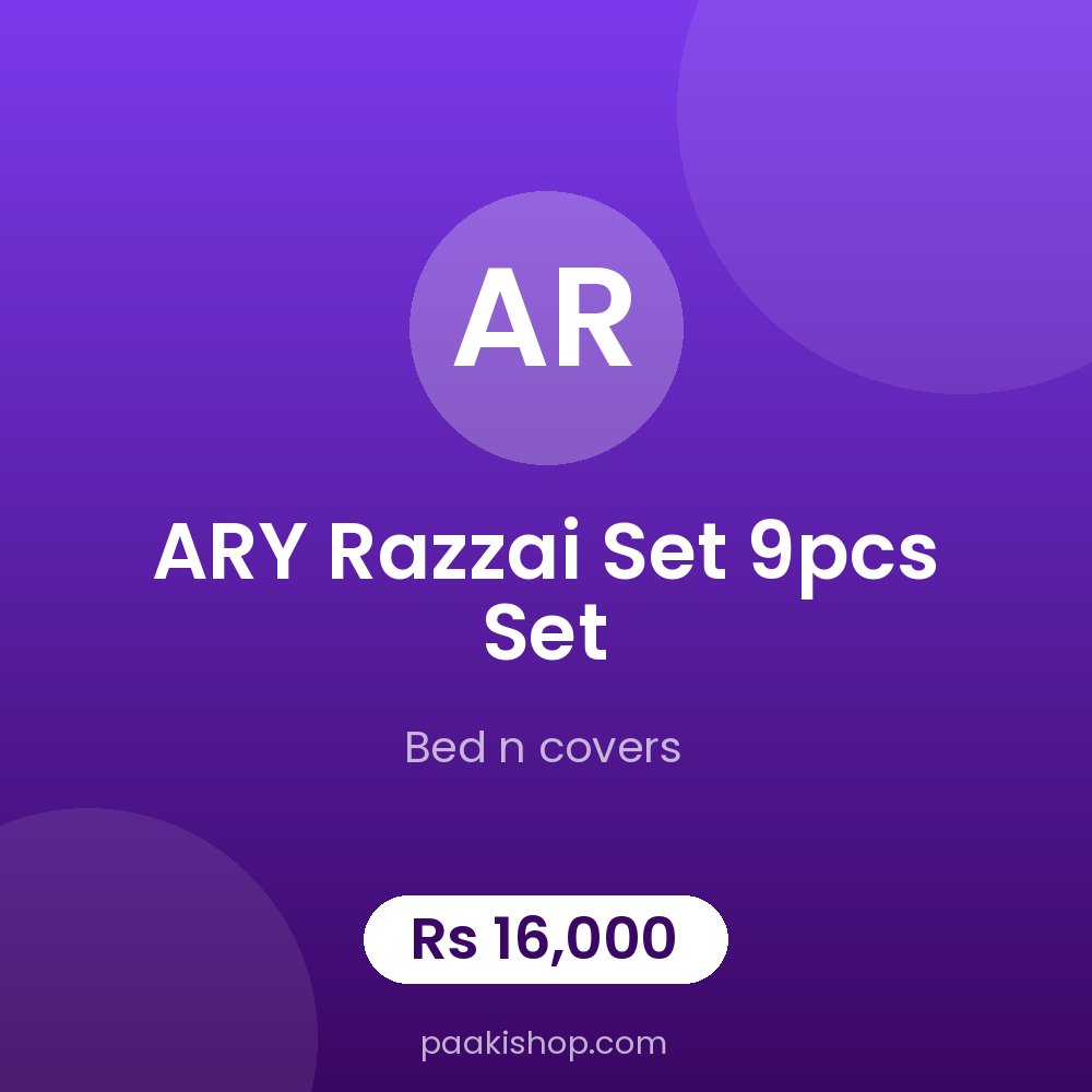 ARY Razzai Set 9pcs set